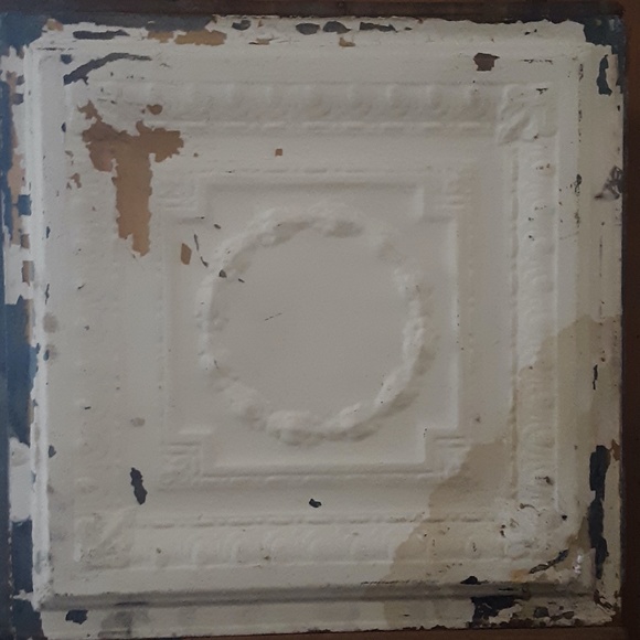 Vintage Ceiling Tile 24x24 Cream Rustic - Picture 1 of 1